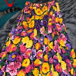 Vintage Floral Skirt